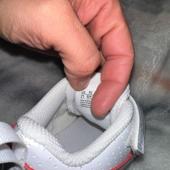 Leopard Pink Toddler Nikes - Picture 4 of 4